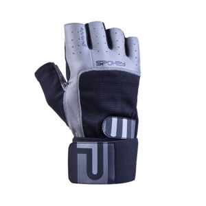 Fitness rukavice Spokey GUANTO II černo-šedé
