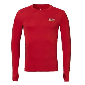 Kompresní triko Select Compression T-shirt L/S 6902 červená M