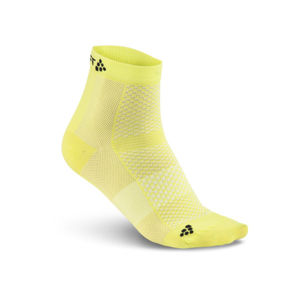 Ponožky CRAFT Cool Mid  2-pack 1905044-2809 - žlutá 34-36