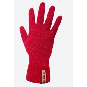 Pletené Merino rukavice Kama R102 104 červená S