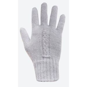 Pletené Merino rukavice Kama R103 109 světle šedá L