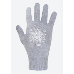 Pletené Merino rukavice Kama R104 109 světle šedá