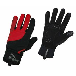 Pánské cyklistické rukavice Rogelli Storm, 006.126. černé-červené