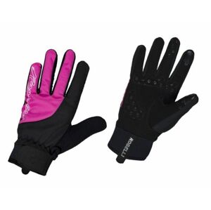 Dámské cyklistické rukavice Rogelli Storm, 010.656. černo-růžové