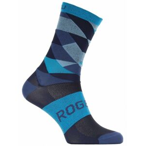 Designové funkční ponožky Rogelli SCALE 14, modré 007.154