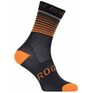 Funkční ponožky Rogelli HERO nejen pro cyklisty, černo-oranžové 007.905