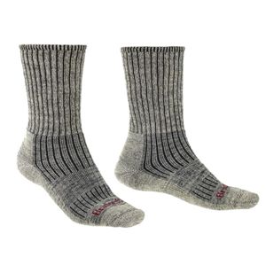 Ponožky Bridgedale Hike Midweight Merino Comfort Boot stone grey/017 XL (12-14,5) UK