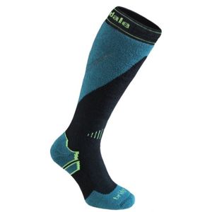 Ponožky Bridgedale Ski Midweight+ black/green/843 M (6-8,5) UK