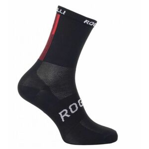 Antibakteriální funkční ponožky s mírnou kompresí Rogelli TEAM 2.0, černé 007.901. L (40-43)