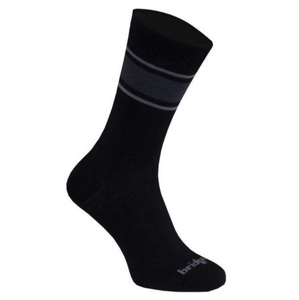 Ponožky Bridgedale Everyday Sock/Liner Merino Endurance Boot black/lt grey/035 L (9,5-12)