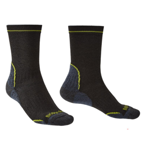 Ponožky Bridgedale Hike Lightweight Coolmax Performance Boot black/lime/137 XL (12,5-14,5)