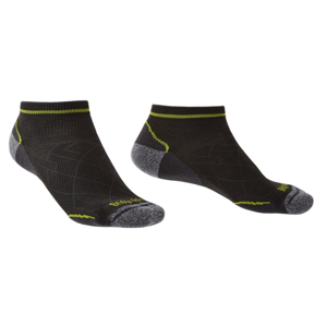 Ponožky Bridgedale Hike Ultralight T2 Coolmax Performance Low graphite/lime/140 S (3,5-6)