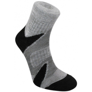 Ponožky Bridgedale Trailsport Lightweight Merino Cool Comfort Ankle silver/black/852