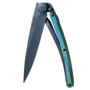 Kapesní nůž Deejo 1GB007 Black 37g, blue beech