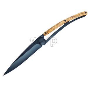Kapesní nůž Deejo 9GB001 olive wood 27g, black
