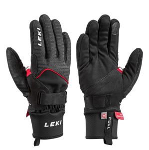 Běžkařské rukavice LEKI Nordic Thermo Shark (643912301) black/red