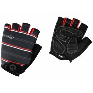 Dámské rukavice na kolo Rogelli STRIPE černo-bílo-červené 010.619