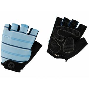 Dámské rukavice na kolo Rogelli STRIPE, světle modro-modré 010.620 L
