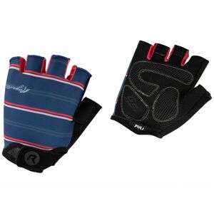Dámské rukavice na kolo Rogelli STRIPE černo-růžovo-modré 010.621