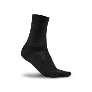 Ponožky CRAFT 2-Pack Wool Line 1907903-999000 - černá 34-36