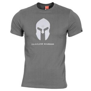 Pánské tričko PENTAGON® Spartan helmet wolf grey