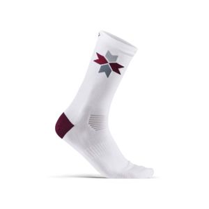 Ponožky CRAFT Spécialiste Cool 1909515-900689 bílá s růžovou
