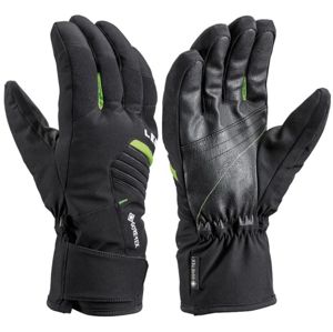 Lyžařské rukavice LEKI Spox GTX black/lime 10