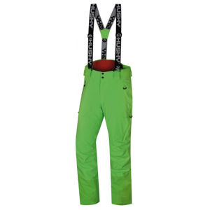 Pánské lyžařské kalhoty Husky Mitaly M neonově zelená XL