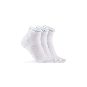 Ponožky CRAFT CORE Dry Mid 3p 1910637-900000 bílá