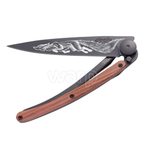 Kapesní nůž Deejo 1GB153 Tattoo 37g, Coral wood, Fox