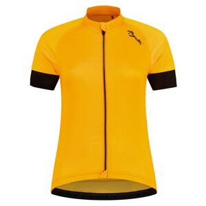 Dámský cyklistický dres Rogelli MODESTA s krátkým rukávem, žluto-černý ROG351512
