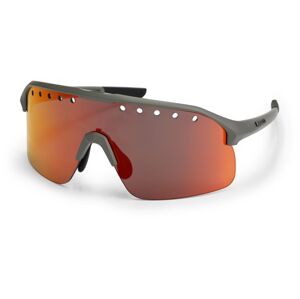 Cyklistické sportovní brýle Rogelli Ventro Polarized šedo/vínové ROG351715