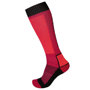 Ponožky Husky Snow Wool růžová/černá