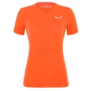 Dámské tričko Salewa Pedroc Merino Responsive Seamless 28321-4150 red orange