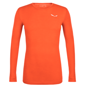 Pánské tričko Salewa s dlouhým rukávem Zebru Fresh Merino Responsive 28347-4150 red orange