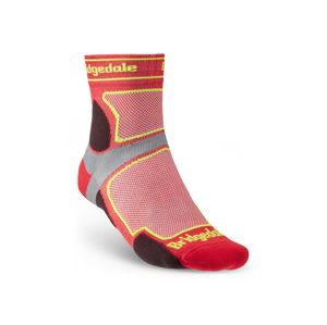 Ponožky Bridgedale TRAIL RUN UL T2 CS 3/4 CREW Red/325 L (9-11,5)