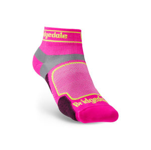 Ponožky Bridgedale TRAIL RUN UL T2 CS LOW WOMEN'S Pink/305 L (7-8,5) UK
