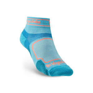 Ponožky Bridgedale TRAIL RUN UL T2 CS LOW WOMEN'S Blue/436 M (5-6,5) UK