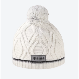 Dětská pletená Merino čepice Kama B90 101 přírodně bílá
