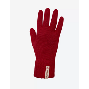 Pletené Merino rukavice Kama R101 124 tmavě červené