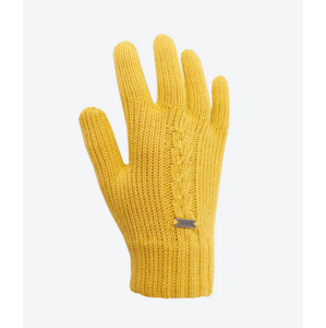 Pletené Merino rukavice Kama R103 102 žluté