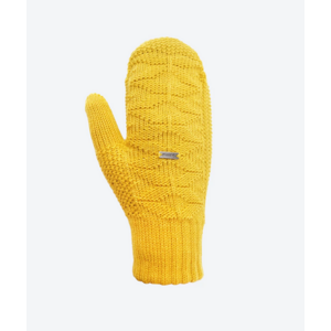 Pletené Merino rukavice Kama R110 102 žluté