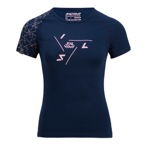 Dámské sportovní tričko Silvini Giona WD1629 navy-blush