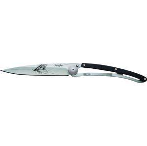 Nůž Deejo NATURE, Black 37G, Granadilla Wood, Silver Wilkinson 1CB036