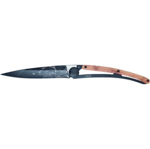 Nůž Deejo NATURE, Black 37G, Juniper Wood, Trout 1GB121