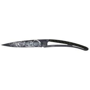 Nůž Deejo HORLOGERIE, Black 37G, Carbon, Watchmaker 1GC010