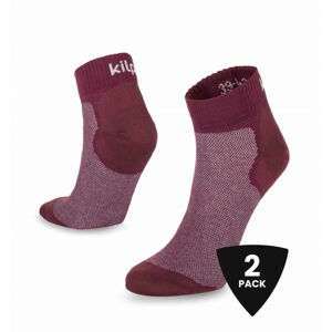 Unisex běžecké ponožky Kilpi MINIMIS-U tmavě červené