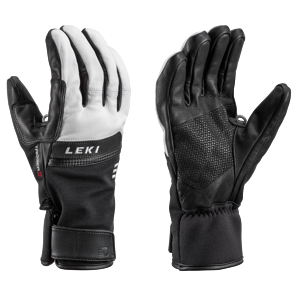 Lyžařské rukavice LEKI Lightning 3D black/white 10.5
