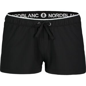 Dámské šortky na běhání NORDBLANC Flounce černá NBSPL7205_CRN