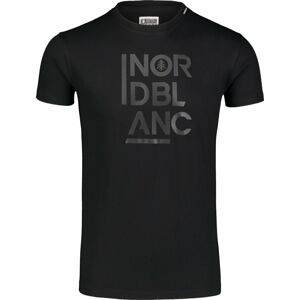 Pánské bavlněné triko Nordblanc OBEDIENT černé NBSMT7258_CRN